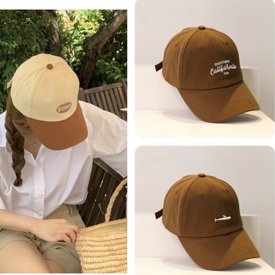 Mũ lưỡi trai bóng chày nón kết cotton mềm mại chuẩn fom thời trang năng động dành cho nam và nữ