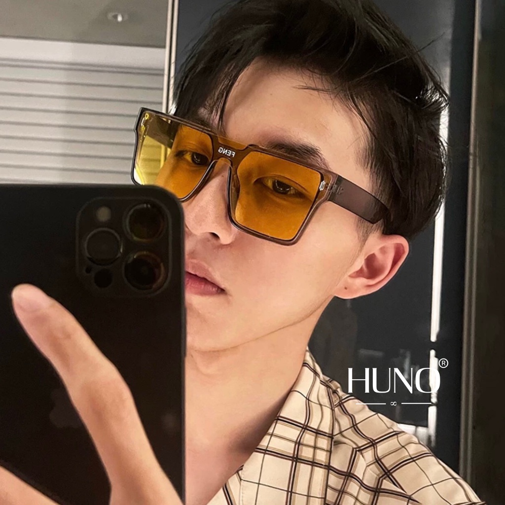 Kính râm nam nữ, kính mát thời trang cao cấp 2023 với thiết kế và gang màu độc lạ tạo sự trẻ trung, cá tính - KR52