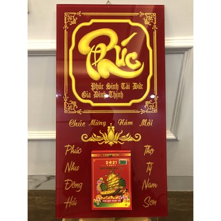 Đốc Lịch Treo Tết Chữ Đức - Chữ Phúc- Chữ Lộc ( chất liệu mới ) Thực Tế Đẹp Hơn Ảnh