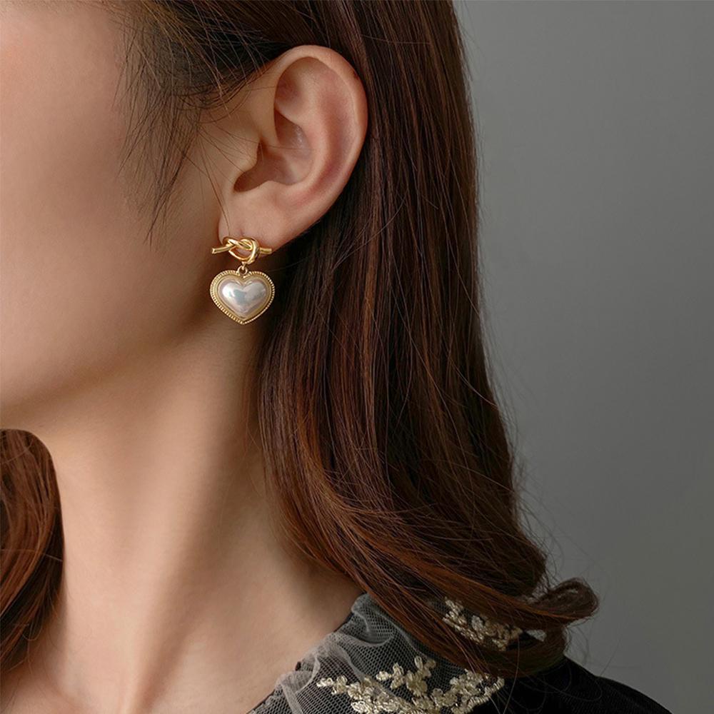 Bông Tai Hình Nút Thắt Đáng Yêu Thời Trang Cho Nữ