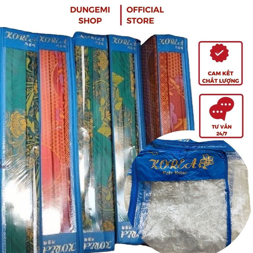 Túi đệm gấp 3 tấm PP dẻo 1m2 1m5 1m6 1m8 2m vỏ bọc cất nệm dày tối đa 9 phân túi đựng đệm cao su dẻo ZO HOME dungemishop