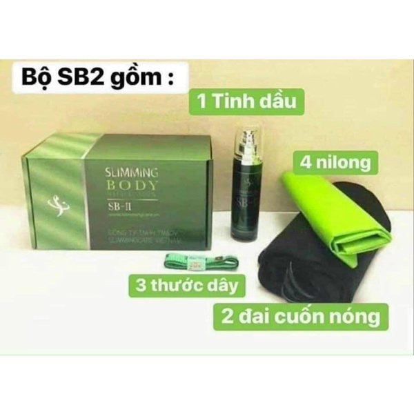 Bộ Đai Quấn Nóng Ủ Nóng Slimming Body SB2 Chính Hãng