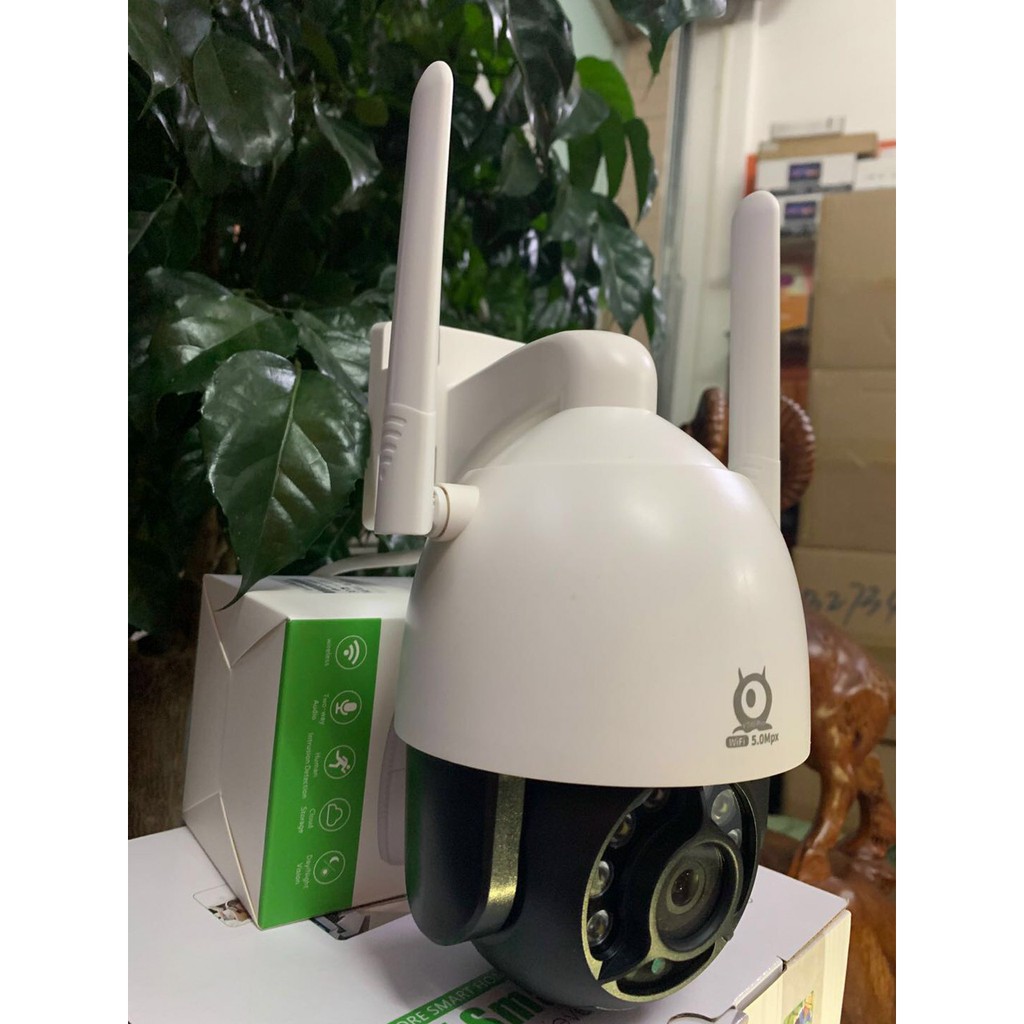 CAMERA IP WIFI V380 PRO 5.0Mpx TẶNG THẺ 32G - ĐỘ PHÂN GIẢI 5.0Mpx 2592 x 1920 nhận diện chuyển động bằng khuôn mặt