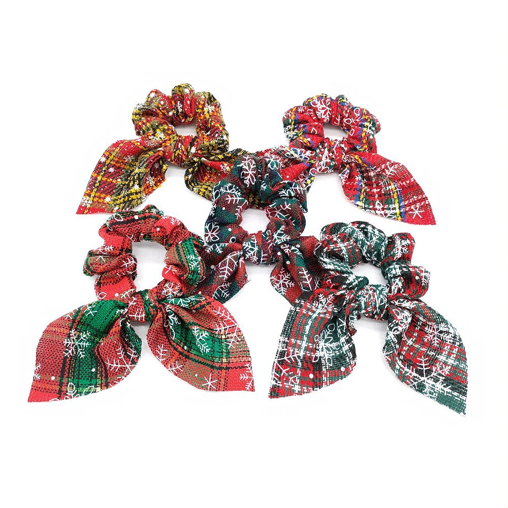 Ngày lễ buộc lên tóc trang trí Giáng sinh mới vòng tai thỏ nơ cài tóc nữd2081810