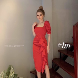 Váy đỏ cao cấp sai s