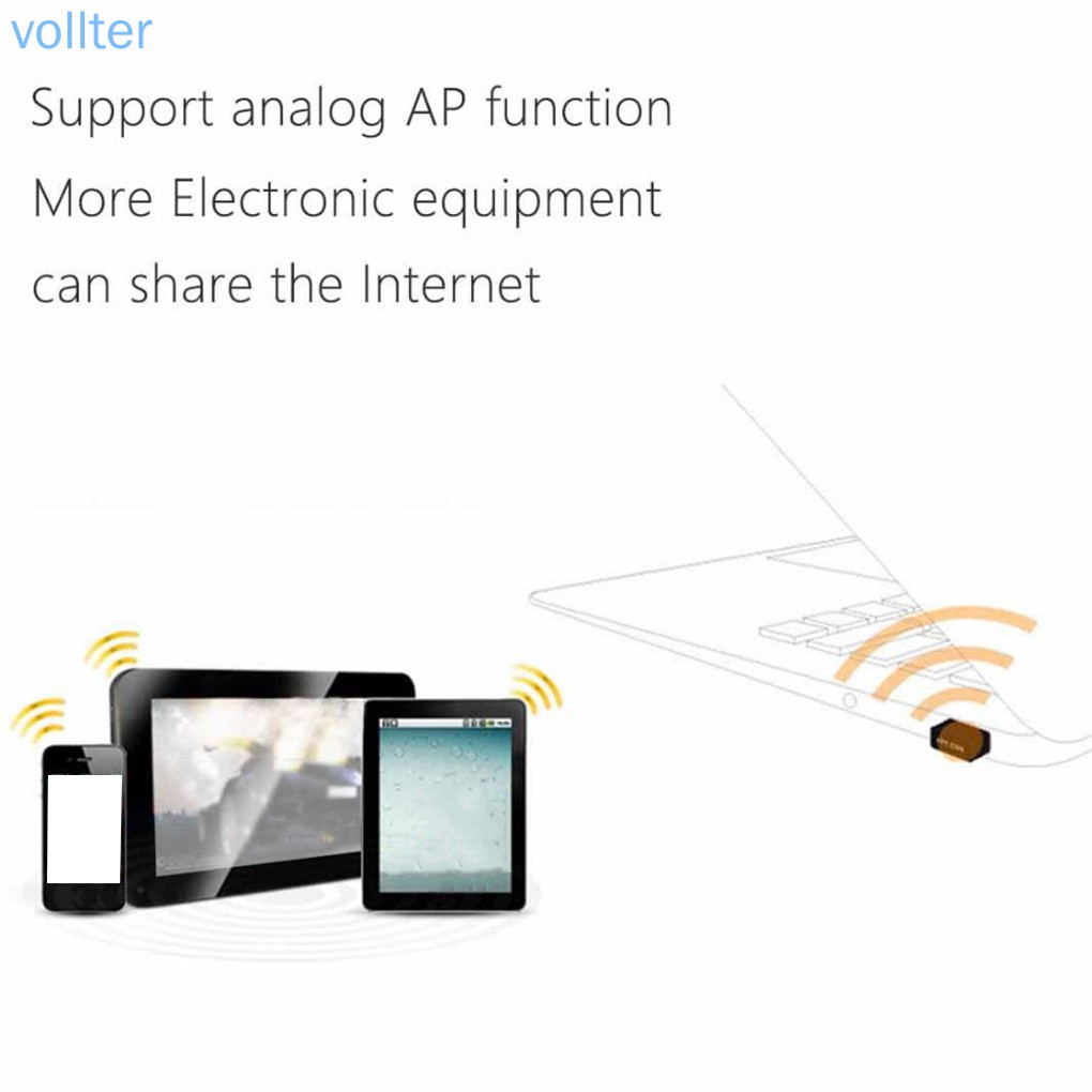 Bộ chuyển đổi Wi-Fi USB tiêu chuẩn 802.11b/g/n 150mbps cho máy tính