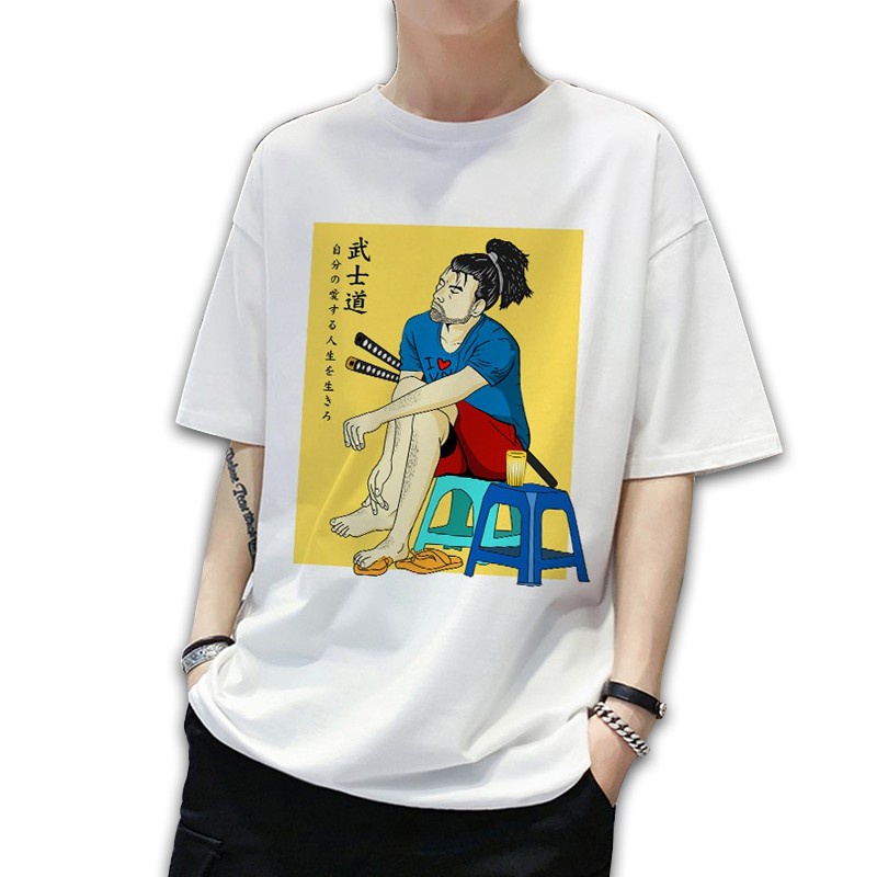 (Giá Sỉ) Áo thun unisex Yasuo trà đá (trắng)
