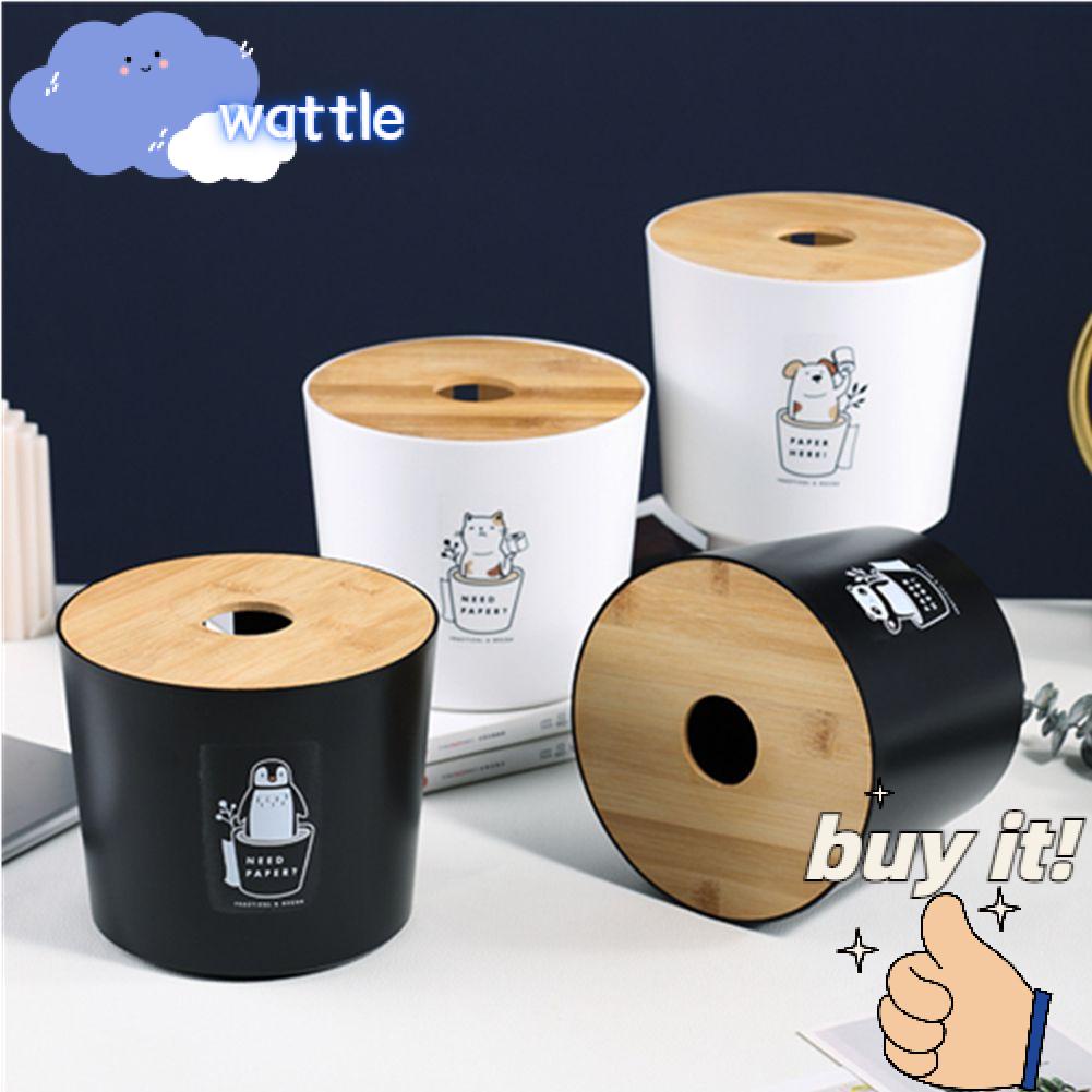 Hộp Đựng Khăn Giấy Cuộn Tròn In Hoạt Hình Sáng Tạo Trang Trí Nội Thất