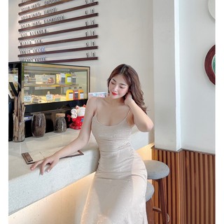 Đầm lụa 2 dây( đã gồm 2,2% phí shopee)