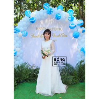 Váy Lụa Hoa Tuyết Trắng/Đỏ SPKT