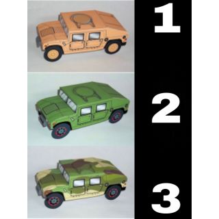 Mô hình giấy xe HUMVEE