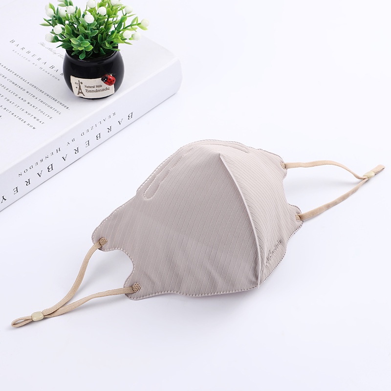 Khẩu trang vải chống bụi cotton Sọc chéo mềm mịn - Ôm sát mặt -  thời trang cho cả nam và nữ