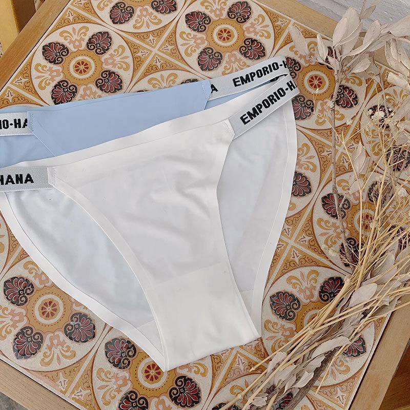 Quần Lót Nữ Cao Cấp - Quần Lót Su Đáy Dán, Cạp Chữ Quyến Rũ Gợi Cảm AMYBRA L013