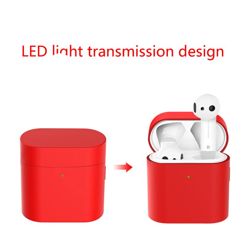 Vỏ Bảo Vệ Hộp Sạc Tai Nghe Bluetooth Không Dây Xiao-mi Air 2 Bằng Silicon Chống Trầy | BigBuy360 - bigbuy360.vn