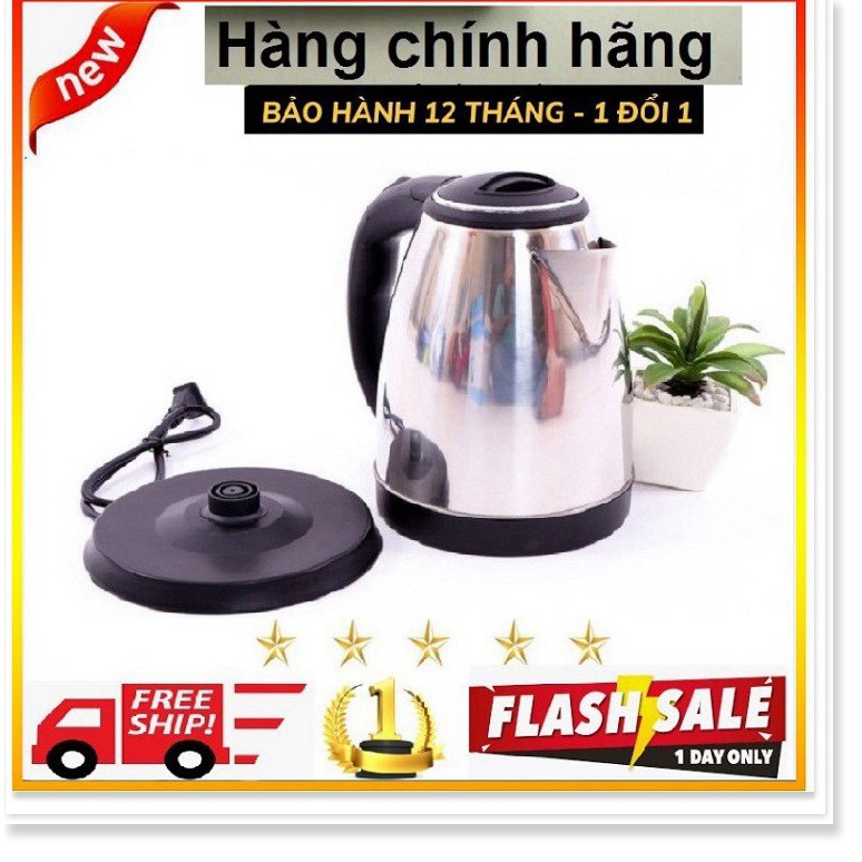 [HÀNG BÁN CHẠY] Ấm siêu tốc (1.8L) electric SD1123 - ấm đun siêu tốc, bình đun siêu tốc