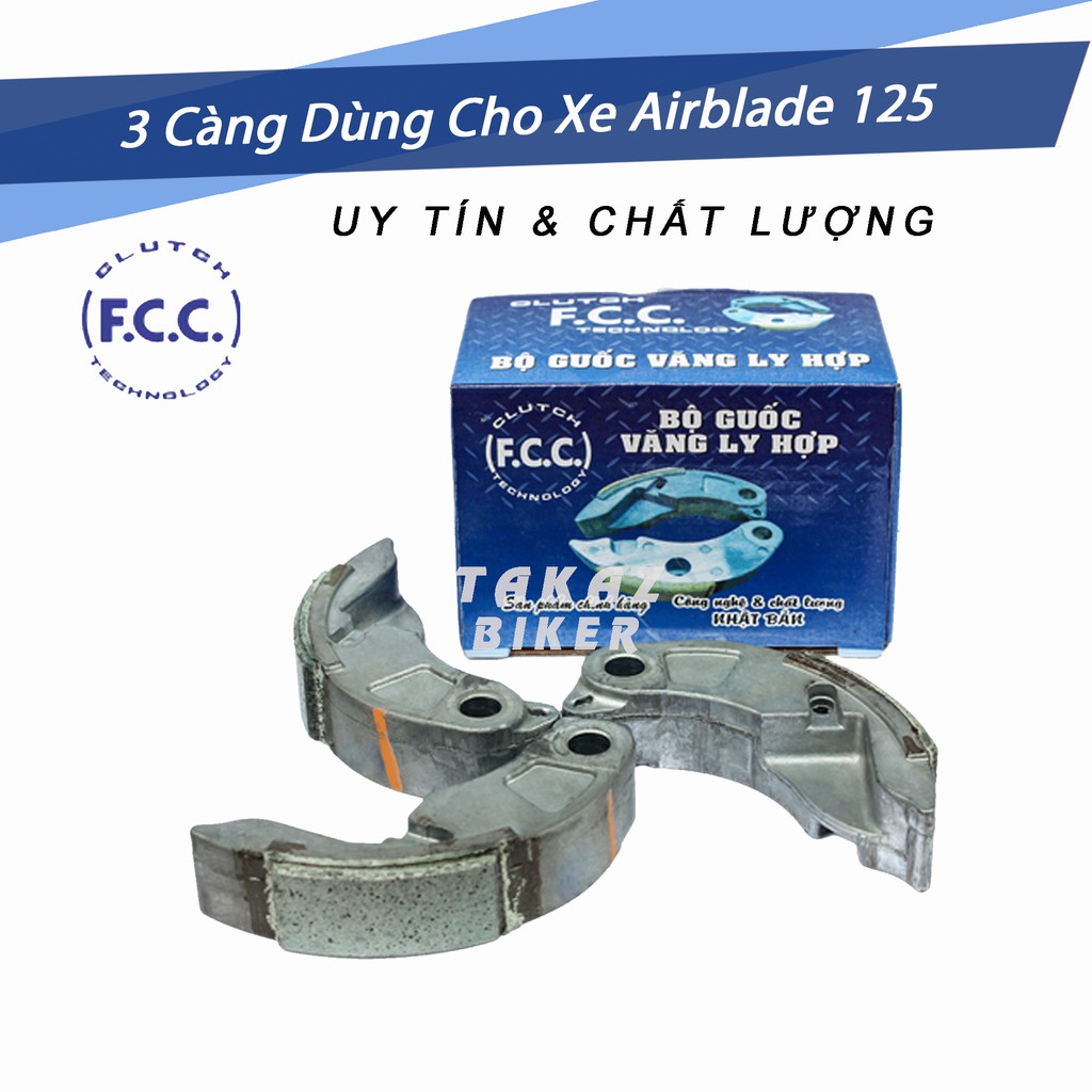 A7 [ Air blade 125 ] Bộ Nồi Sau FCC Honda AirBlade 125, SH Mode, LEAD 125cc - Chống rung đầu Hãng FCC