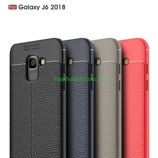 Ốp lưng Samsung Galaxy J6 2108, J3 2016 Auto Focus silicon vân da, chống sốc