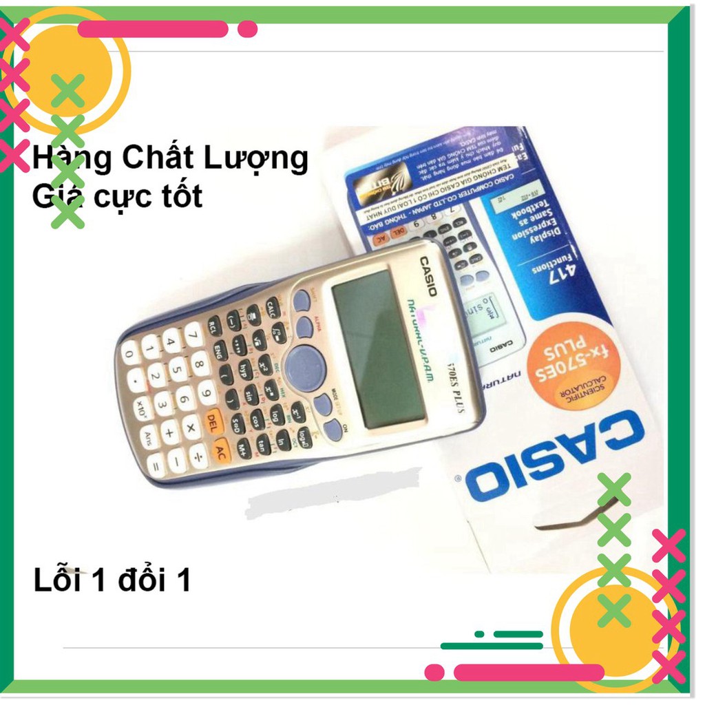 ( lỗi 1 đổi 1) máy tính casio fx570es plus- fx 570es plus