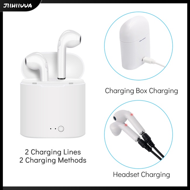 Tai Nghe Không Dây Bluetooth 5.0 JL- i7 Tws Kiểu Dáng Thể Thao Tích Hợp Micro Kèm Hộp Sạc