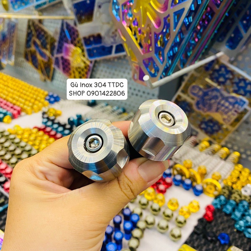 Gù inox 304 gắn mọi loại xe