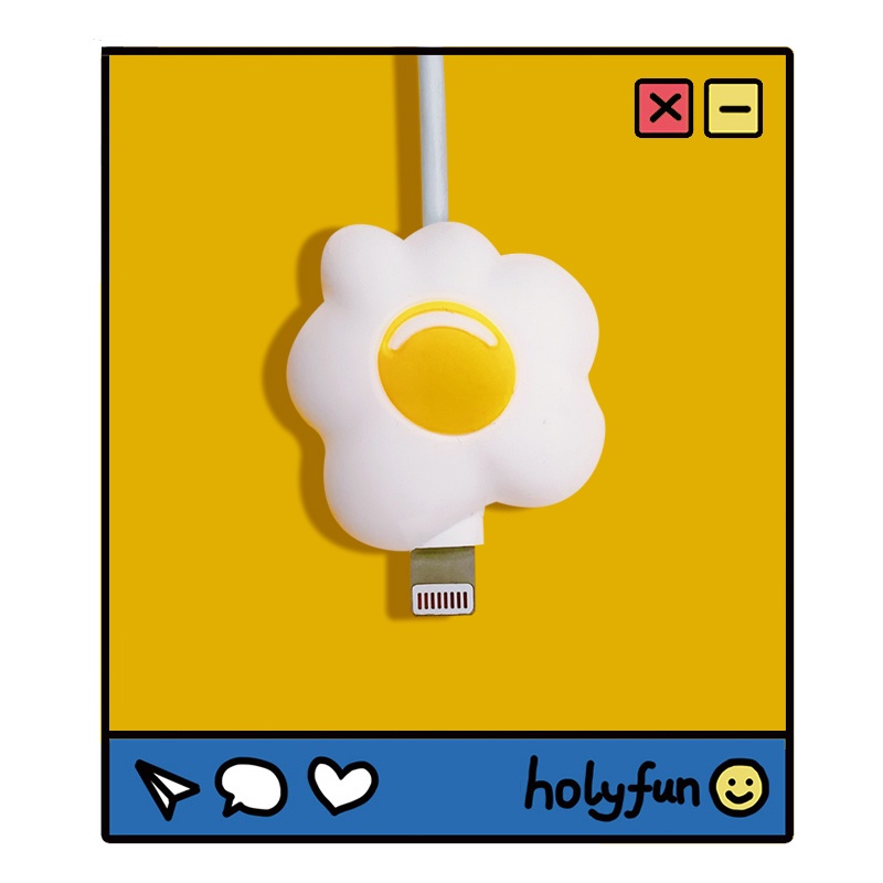 Phụ Kiện Bảo Vệ Dây Cáp Sạc/Tai Nghe Bằng Silicon