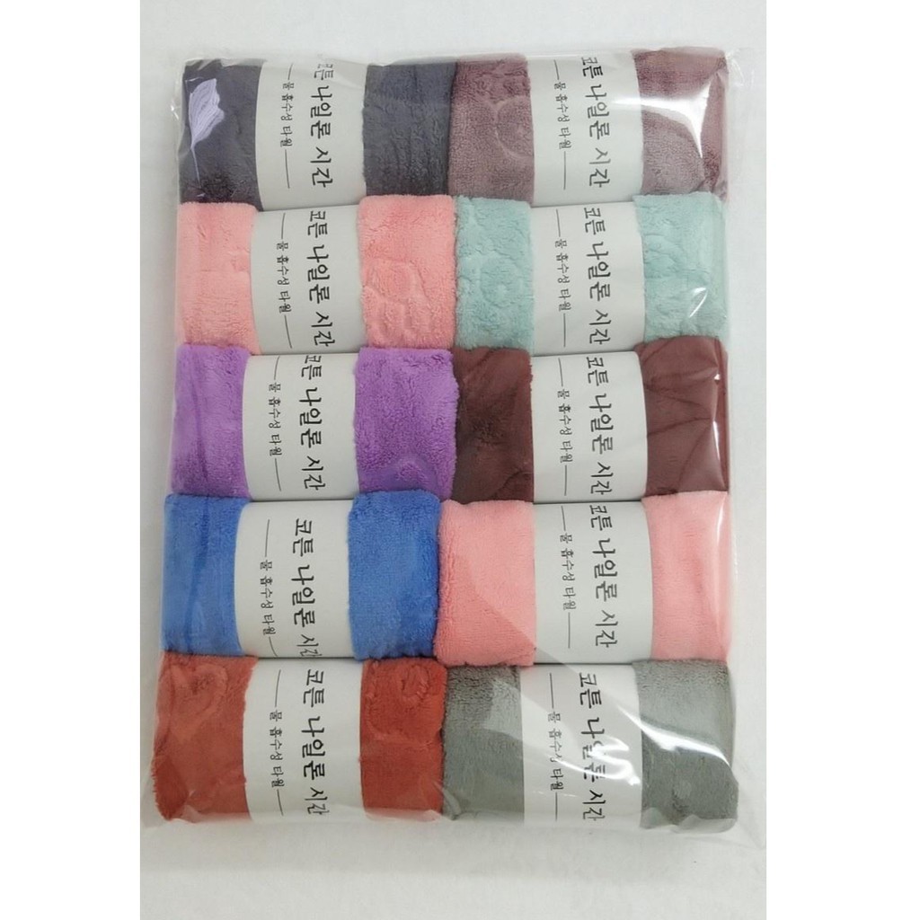 Khăn Mặt Hàn Quốc Siêu Mềm 30*50