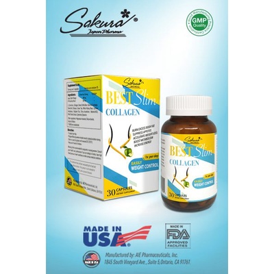 BEST SLIM COLLAGEN – Viên uống giảm cân từ Giấm táo xanh & Công thức phối hợp độc quyền SAKURA