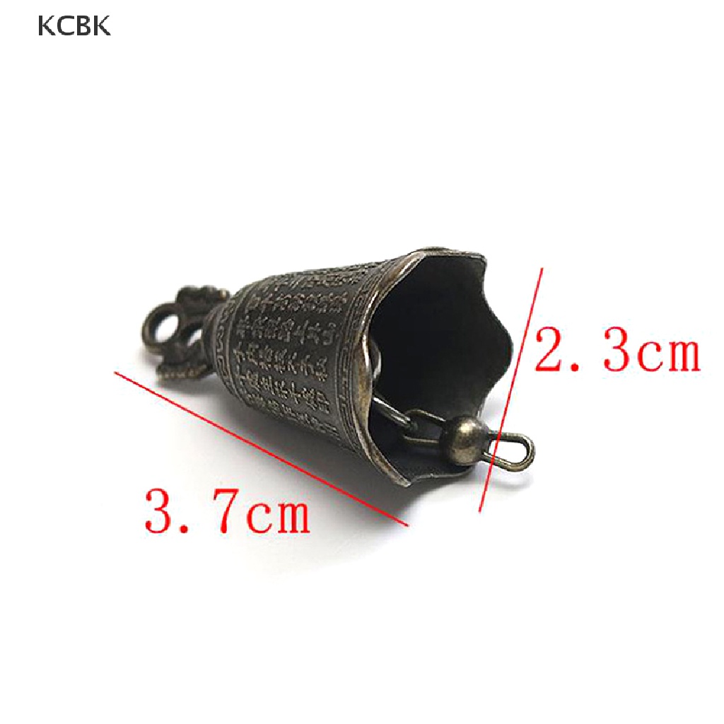 KC Chinese Mini Sculpture Pray Guanyin Buddha Bell DIY Wind chime Pendant Decor BK
