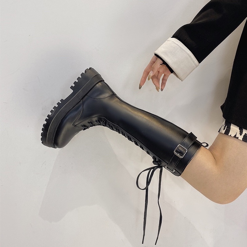 [RẺ VÔ ĐỊCH] FEEDBACK ẢNH THẬT Order Martin boots cổ cao ulzzang da PU siêu bền (Hàng best seller) | BigBuy360 - bigbuy360.vn