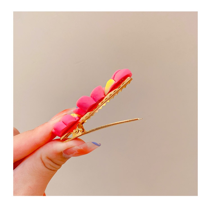 Kẹp Tóc Màu Hồng Hoa Anh Đào Thời Trang Hàn Quốc Cho Nữ