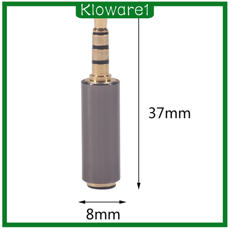 [KLOWARE1]Universal 3.5mm OMTP to CTIA Earphone Converter Adapter Changeover Plug