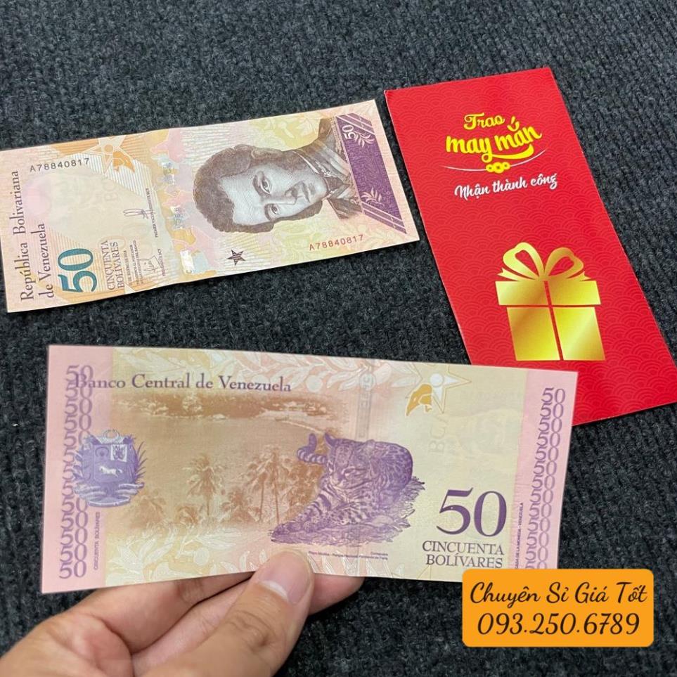 [SIÊU RẺ] Tiền Hình Con Mèo Venezuela Lưu Niệm Lì Xì Tết 2023 - TẶNG KÈM BAO LÌ XÌ