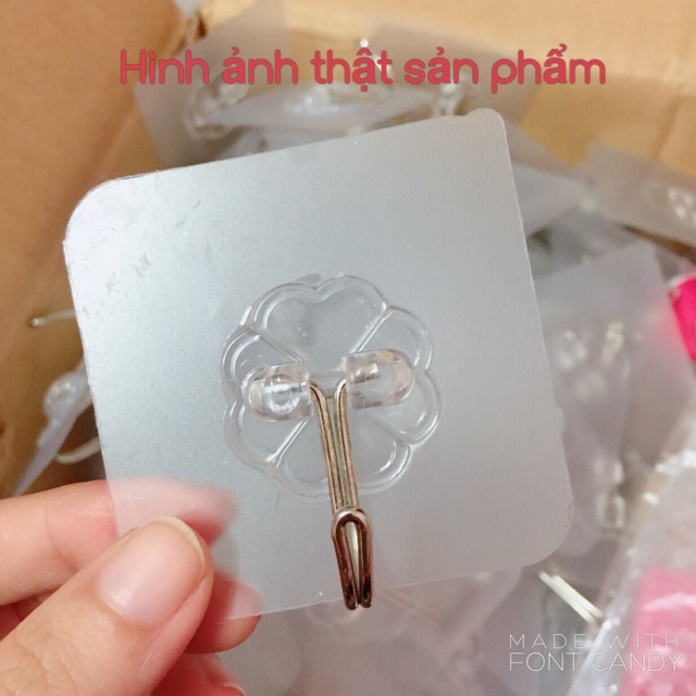 Móc dán tường siêu dính - 6x6cm