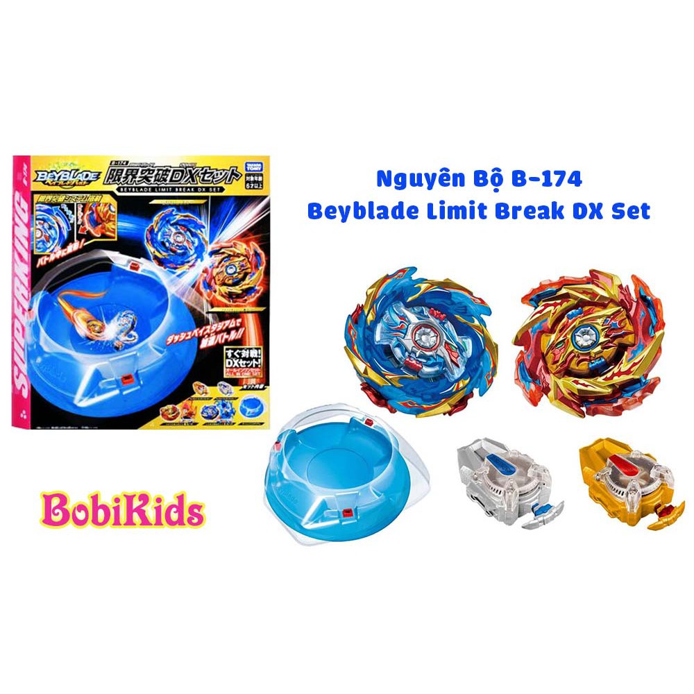 (Nguyên bộ B174) Beyblade Limit Break DX Set - Hàng chính hãng TAKARA TOMY