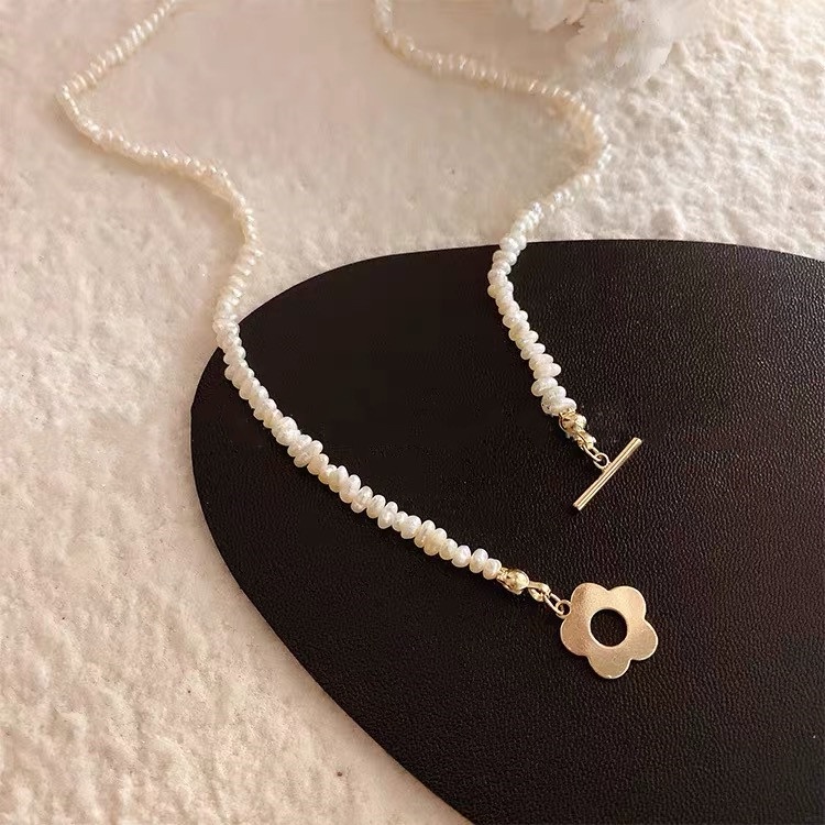 Vòng cổ Ngọc Trai Phong Cách Pháp Cho Nữ
