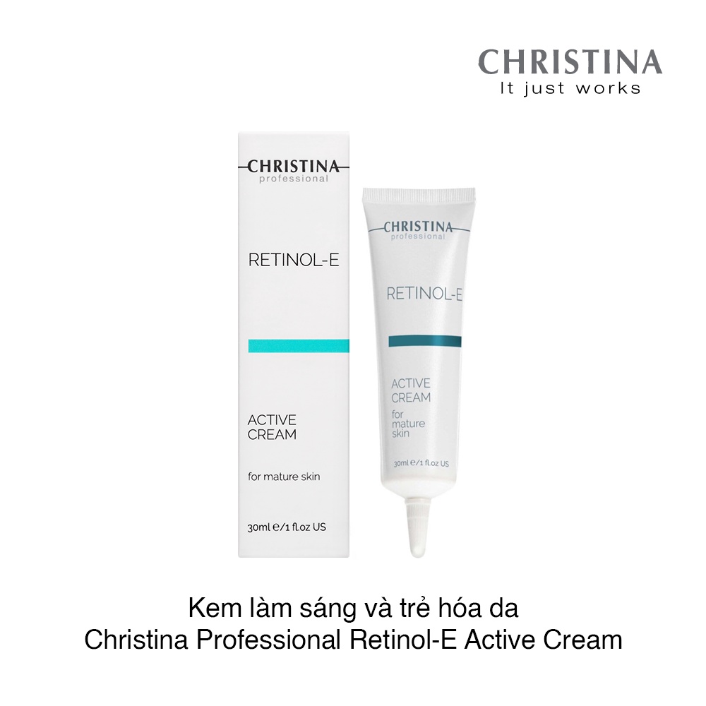 [ Công ty ] KEM LÀM SÁNG VÀ TRẺ HÓA DA CHRISTINA PROFESSIONAL RETINOL-E ACTIVE CREAM 30ML