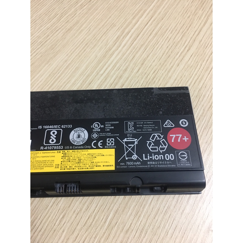 HÀNG ZIN  Pin Battery Laptop Lenovo Thinkpad P50 P51 P52 00NY493 00NY492 77+ Originals