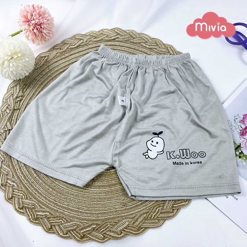 Quần đùi cho bé trai, bé gái chất thun lạnh