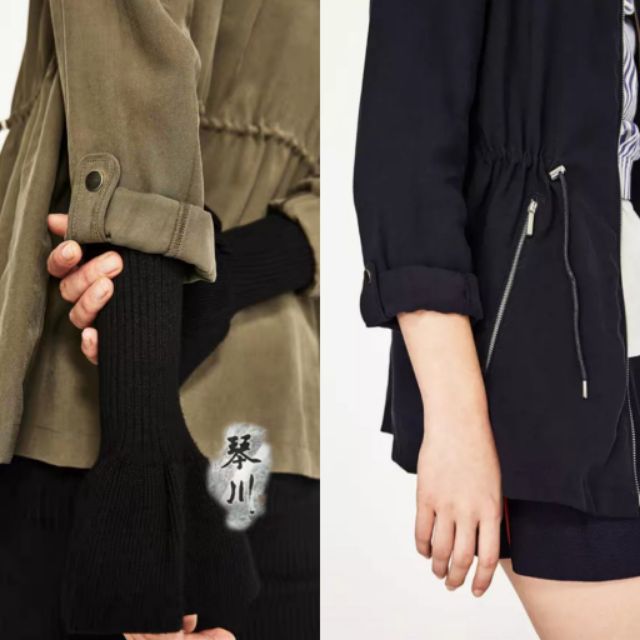 Áo khoác kaki dáng dài rút eo Zar* xuất dư (có sẵn) | BigBuy360 - bigbuy360.vn