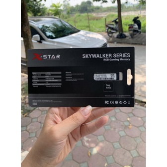 Ram PC DDR4 Xstar 8GB bus 3200 Tản Red bảo hành chính hãng 36 tháng