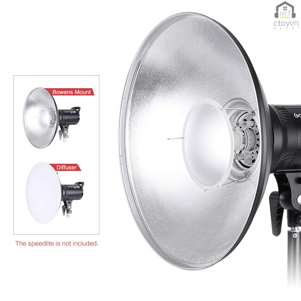 Đèn Phản Quang 41cm Dùng Làm Đẹp Chuyên Dụng Cho Bowens Mount Speedlite Studio
