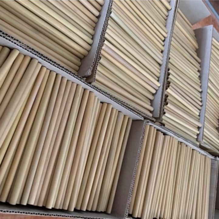 [SIÊU TIẾT KIỆM] Set 100 ống hút tre các cỡ