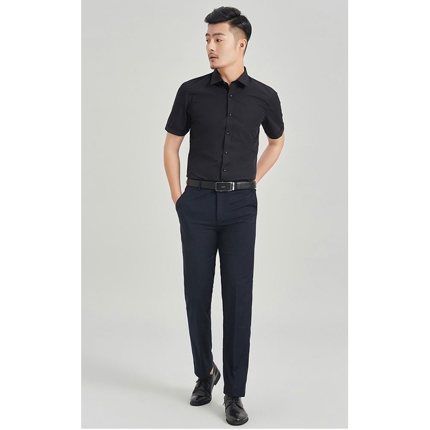 Áo Sơ Mi Nam Ngắn Tay OFS trẻ trung cao cấp Loại Đẹp Dáng Slimfit Dễ Phối Đồ Đi Học Đi Làm | BigBuy360 - bigbuy360.vn