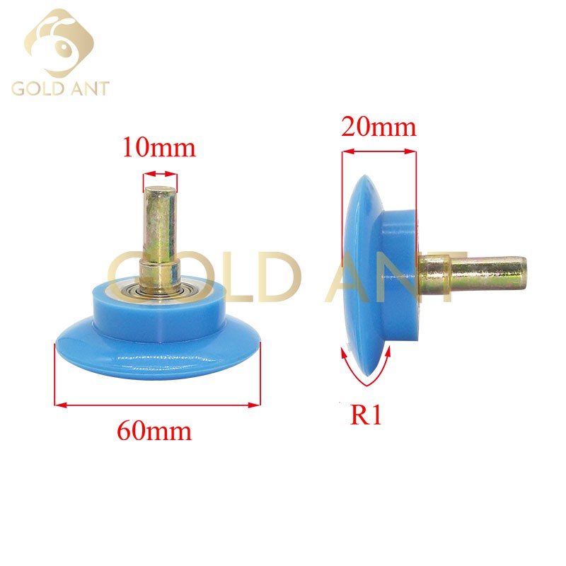 Bánh xe đưa phôi, bánh xe tì phôi cho máy dán ép gỗ φ60*20*R1 - Ngành gỗ - Chất lượng cao