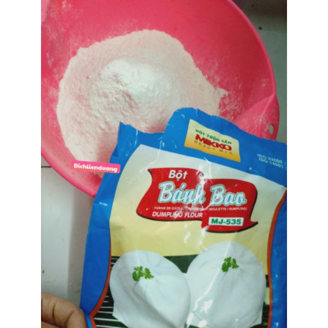 Bột Bánh Bao Mikko Trộn Sẵn Có Gói Men 1KG