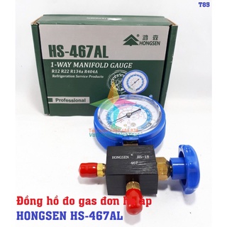 Đồng hồ đo gas đơn hạ áp HONGSEN HS-467AL