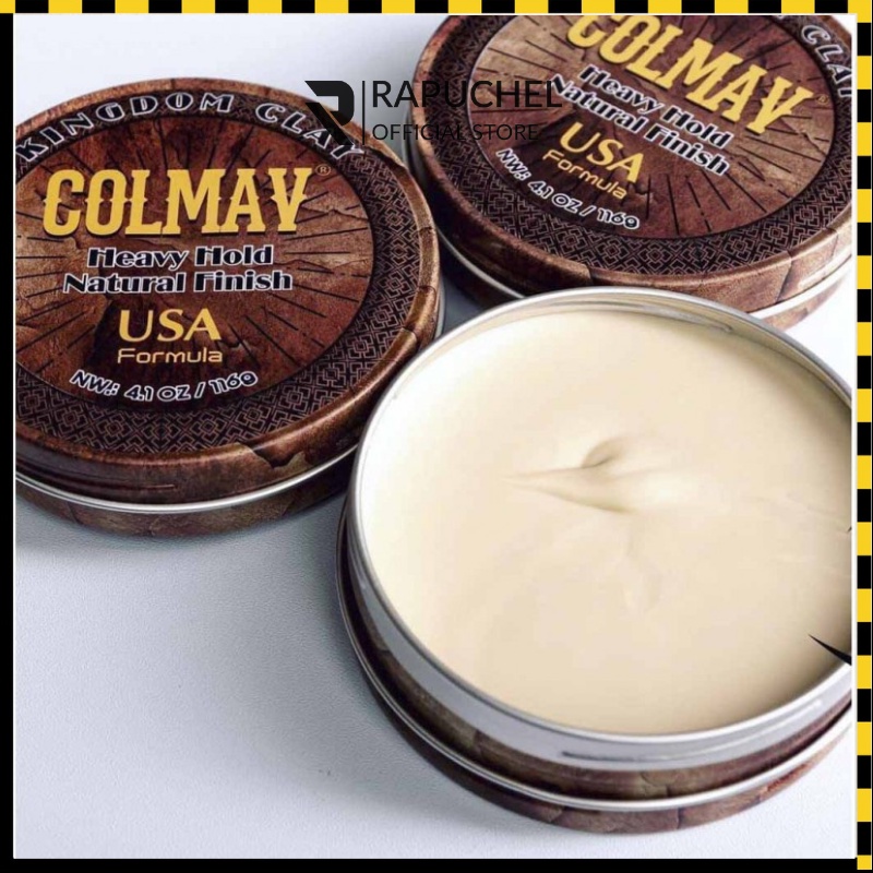 Sáp vuốt tóc nam Colmav Kingdom Clay giữ nếp siêu cao cấp Rapuchel Store C01