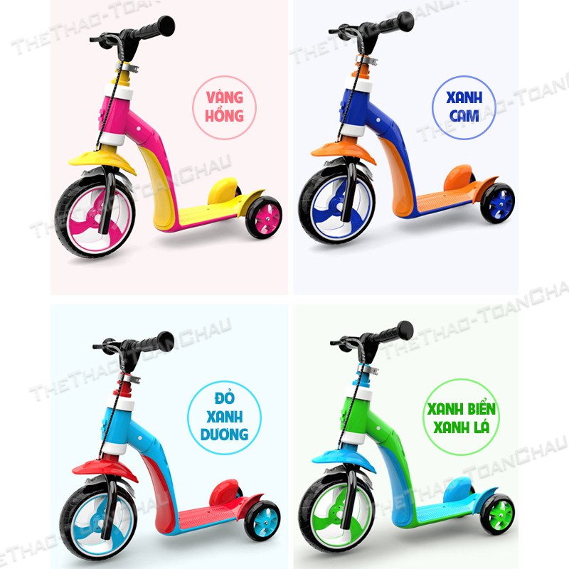 Xe Scooter 2 trong 1 [Nhập SHOPTC07 giảm 7%] Chất liệu hợp kim nhôm - Shop Toàn Châu - Xe chòi chân