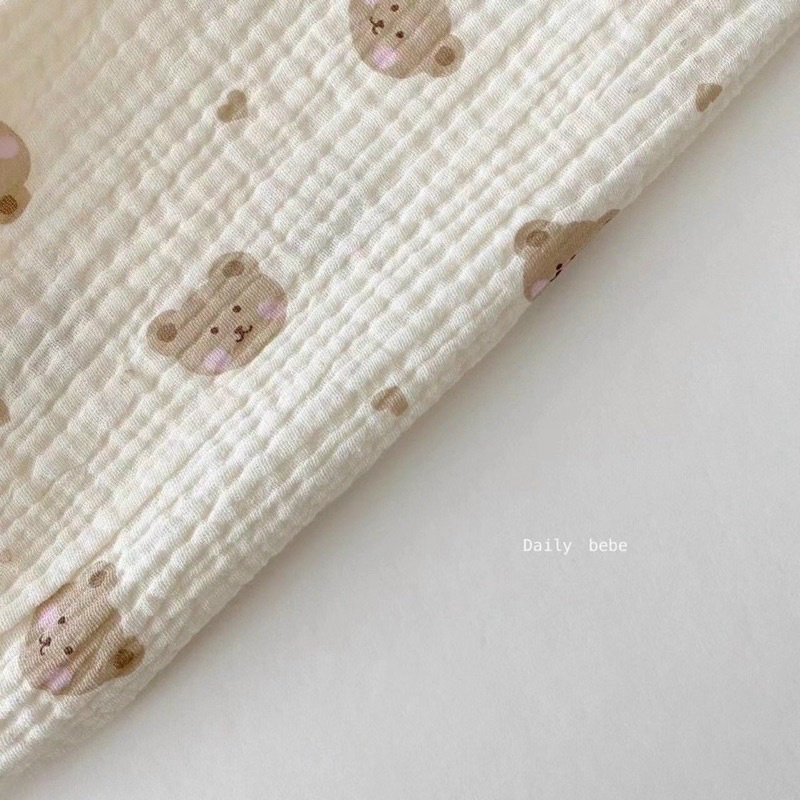 ( Hàng cao cấp chần bông ) Gối xô muslin organic chần bông