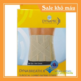 Đai cố định thắt lưng cột sống Dyna thoáng khí D11, Size L